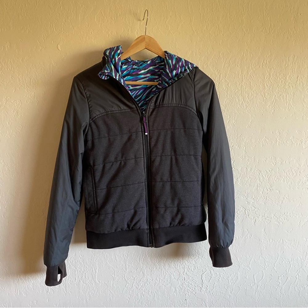 girls reversible puffer jacket